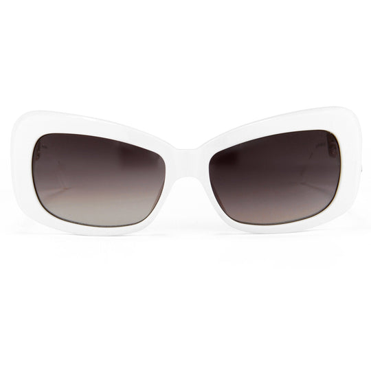 Prabal Gurung Sunglasses Rectangle White and Grey