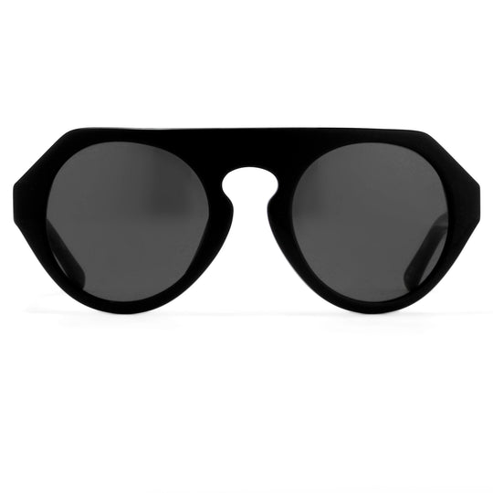 Prabal Gurung Sunglasses Round Black and Grey
