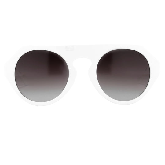 Prabal Gurung Sunglasses Round White and Grey