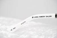 Prabal Gurung Sunglasses Women's Round White Acetate CAT2 Grey Gradient Lenses PG15C3SUN - WatchPilot