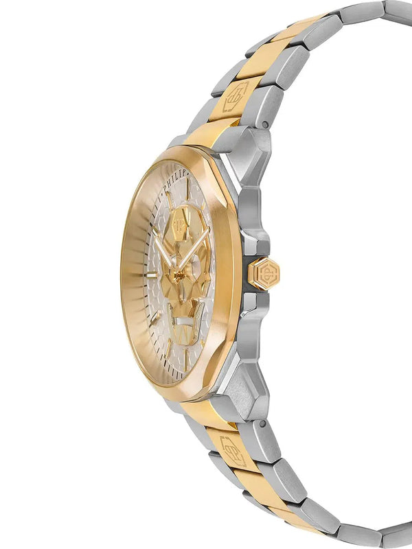 Philipp Plein Watch The Skull King Silver Gold PWLAA0722