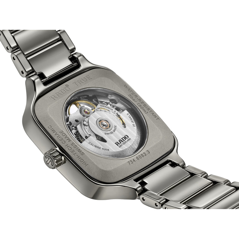 Rado True Square Automatic Skeleton Unisex Watch Titanium R27125152