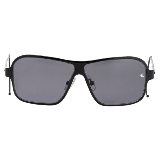 Raf Simons Sunglasses Size Extra Small Rectangular Black and Grey