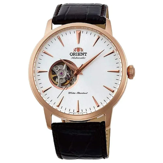 Orient Men's White Open Heart Automatic Watch TAG02002W0