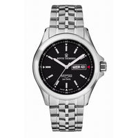 Revue Thommen Airspeed Men's Black Stainless Steel Automatic Day-Date Watch 16020.2134