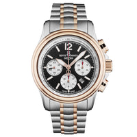 Revue Thommen Men's Airspeed XL Chronograph Automatic Bicolour Black Dial Stainless Steel Watch 16041.6457