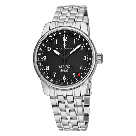 Revue Thommen Airspeed XL Men's Black Automatic Watch 16050.2137