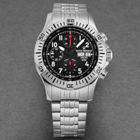 Revue Thommen Airspeed Men's Black Dial Stainless Steel Chronograph Automatic Watch 16071.6134
