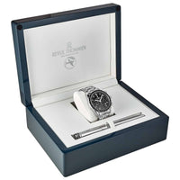 Revue Thommen Aviator Men's Black Stainless Steel Chronograph Automatic Watch 17000.6137