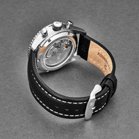 Revue Thommen Aviator Men's Black Leather Strap Chronograph Automatic Watch 17000.6537