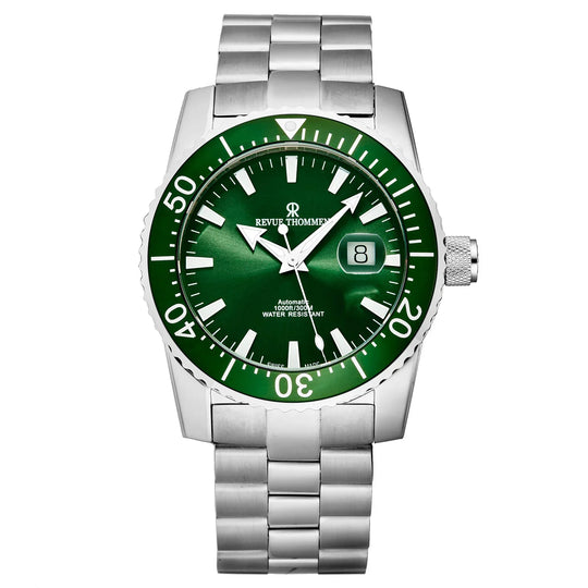 Revue Thommen Diver Men's Green Automatic Watch 17030.2134