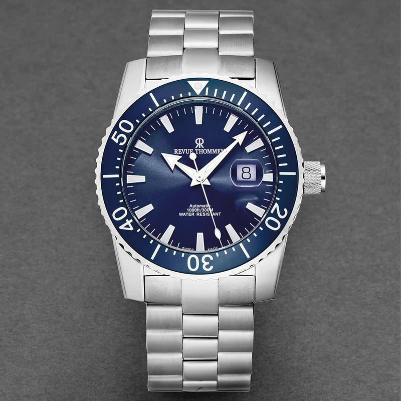 Revue Thommen Diver Men's Blue Stainless Steel Automatic Watch 17030.2135