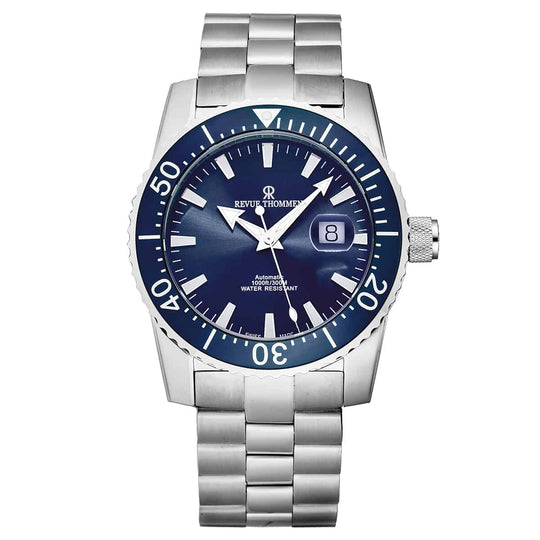 Revue Thommen Diver Men's Blue Stainless Steel Automatic Watch 17030.2135