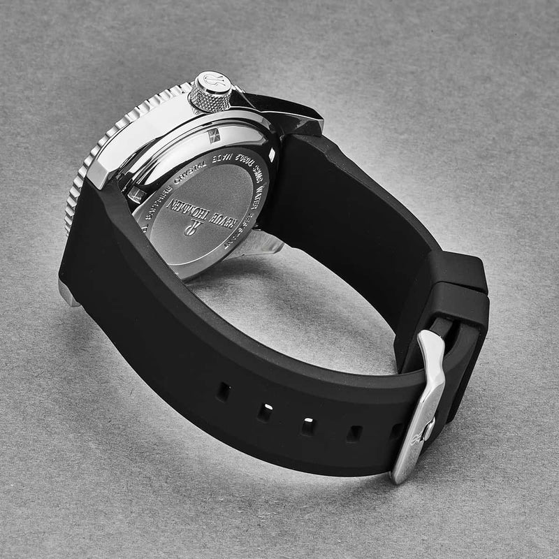 Revue Thommen Diver Automatic Black Silicone Strap Men's Watch 17030.2537