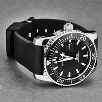 Revue Thommen Diver Automatic Black Silicone Strap Men's Watch 17030.2537