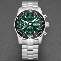 Revue Thommen Diver Men's Green Stainless Steel Automatic Chronograph Watch 17030.6122