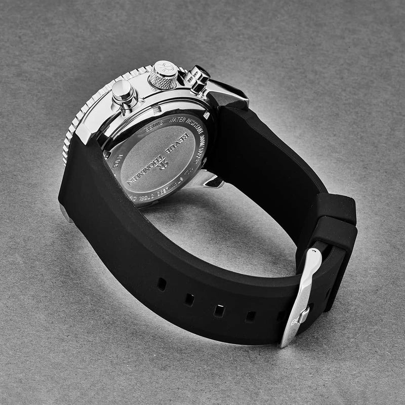 Revue Thommen Airspeed Men's Green Rubber Strap Chronograph Automatic Watch 17030.6522