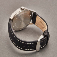 Revue Thommen Pilot Men's Black Dial Leather Strap Stainless Steel Automatic Watch 17060.2527
