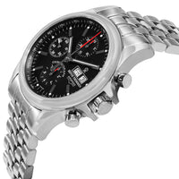 Revue Thommen Pilot Men's Black Stainless Steel Automatic Chronograph Watch 17081.6134