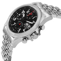 Revue Thommen Pilot Men's Black Stainless Steel Automatic Chronograph Watch 17081.6137