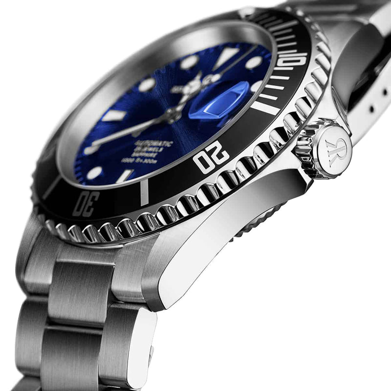Revue Thommen Diver Blue Stainless Steel Automatic Men's Watch 17571.2123