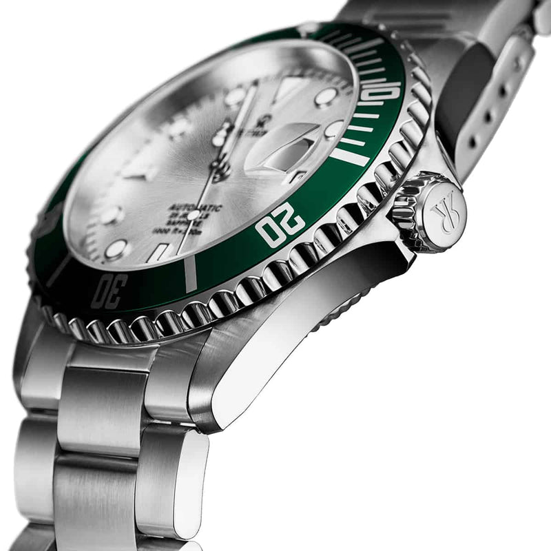 Revue Thommen Diver Men's Silver Dial Stainless Steel Automatic Watch 17571.2124