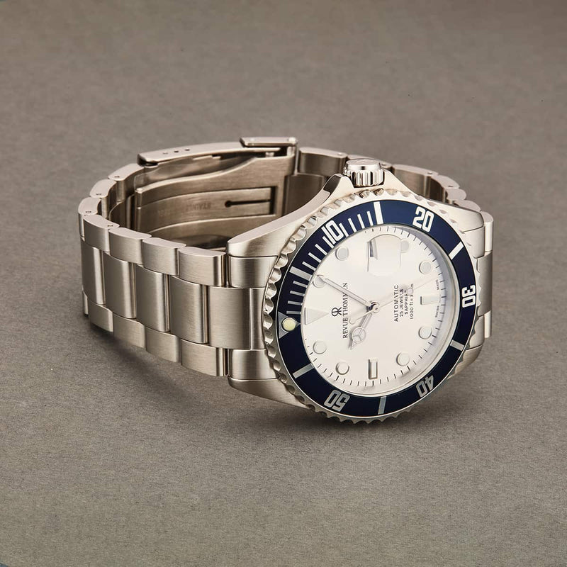 Revue Thommen Diver Men's Silver Dial Stainless Steel Automatic Watch 17571.2125