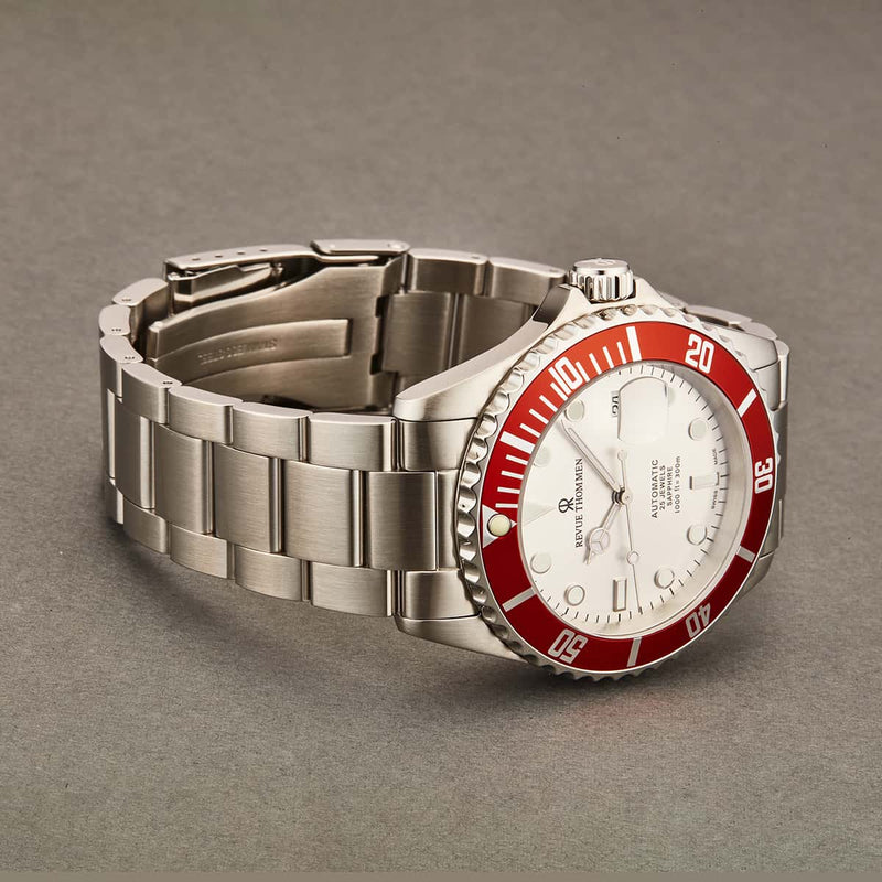 Revue Thommen Diver Men's Silver Dial Stainless Steel Automatic Watch 17571.2126
