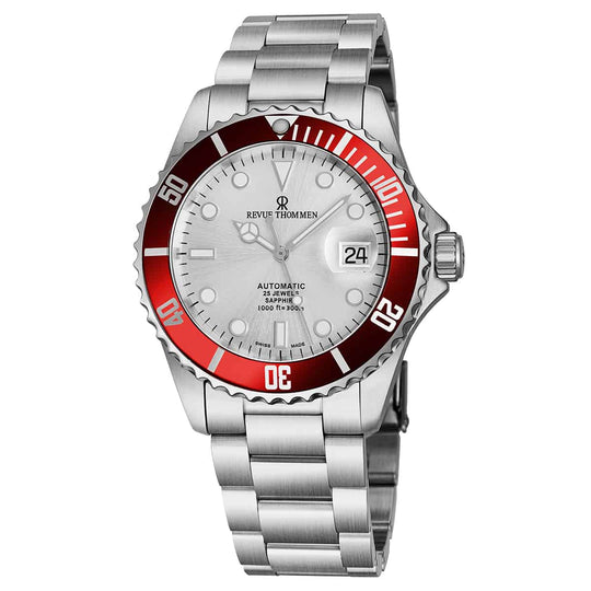 Revue Thommen Diver Men's Silver Dial Stainless Steel Automatic Watch 17571.2126