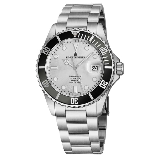 Revue Thommen Diver Men's Silver Dial Stainless Steel Automatic Watch 17571.2127