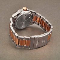 Revue Thommen Diver Black Rose Gold Two-Tone Automatic Men's Watch 17571.2157