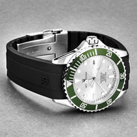 Revue Thommen Diver Men’s 42mm Silver Green Automatic Watch 17571.2824