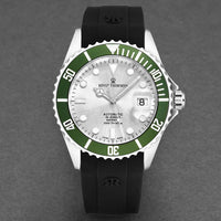 Revue Thommen Diver Men’s 42mm Silver Green Automatic Watch 17571.2824