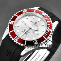 Revue Thommen Diver Men's Silver Red Automatic Watch 17571.2826