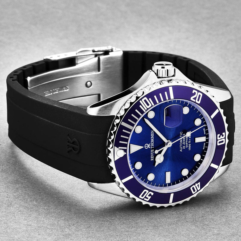 Revue Thommen Diver Black Blue Automatic Men'sWatch 17571.2828