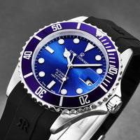 Revue Thommen Diver Black Blue Automatic Men'sWatch 17571.2828