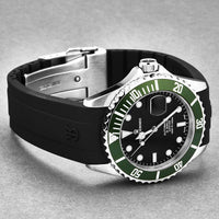 Revue Thommen Diver Men's 42mm Automatic Black Rubber Strap Watch 17571.2834
