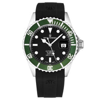 Revue Thommen Diver Men's 42mm Automatic Black Rubber Strap Watch 17571.2834