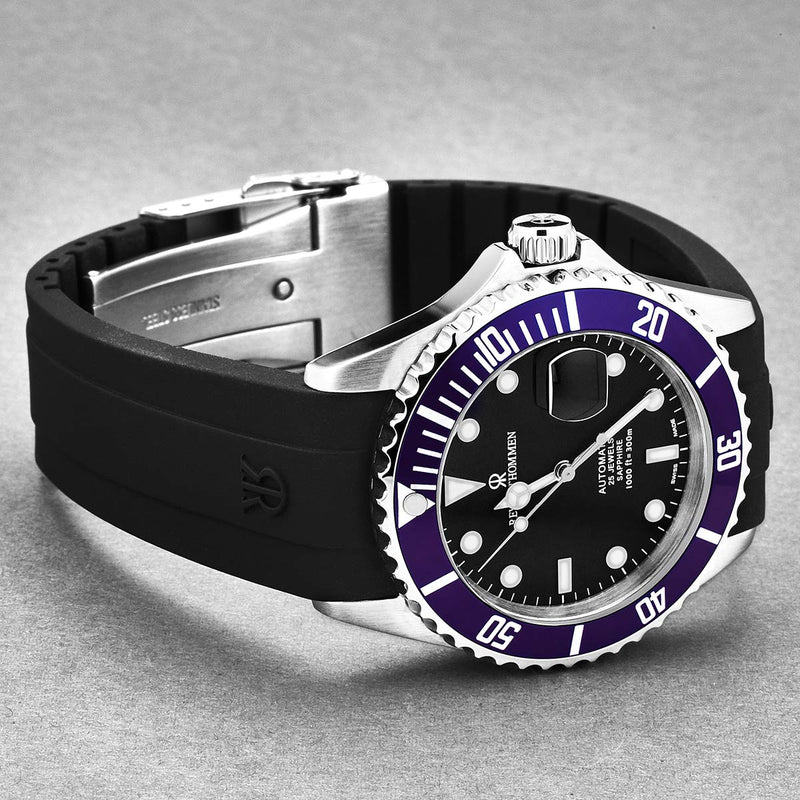 Revue Thommen Diver Black Blue Automatic Men's Watch 17571.2835
