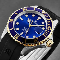 Revue Thommen Diver Blue Black Automatic Men's Watch 17571.2845