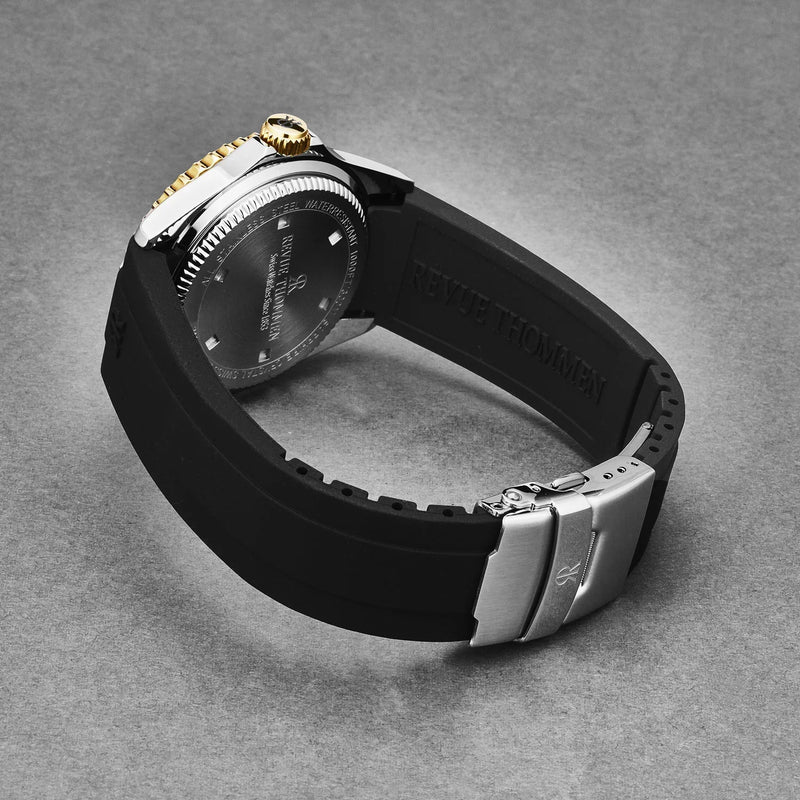 Revue Thommen Diver Black Automatic Men's Watch 17571.2847