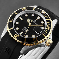 Revue Thommen Diver Black Automatic Men's Watch 17571.2847