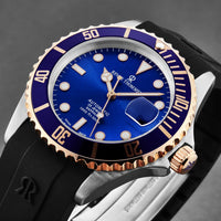 Revue Thommen Diver Black Blue Automatic Men's Watch 17571.2855