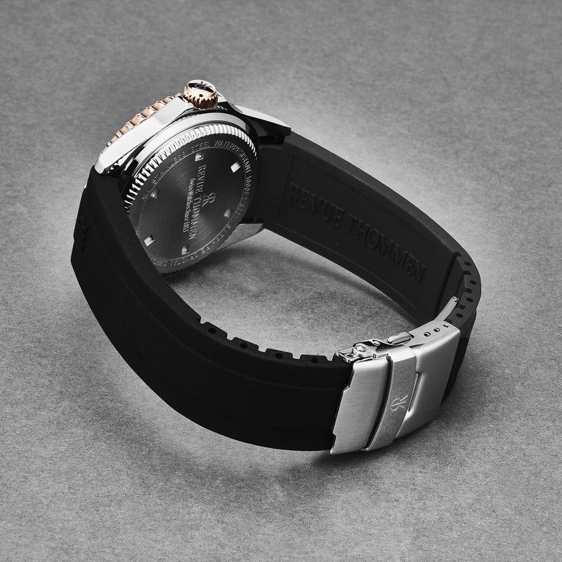 Revue Thommen Diver Black Automatic Men's Watch 17571.2857