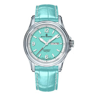 Revue Thommen Men's Airspeed Glacier Blue Leather Strap Automatic Watch 16053.2135