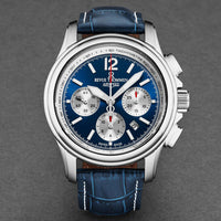 Revue Thommen Men's Airspeed Chronograph Blue Leather Automatic Watch 16041.6335