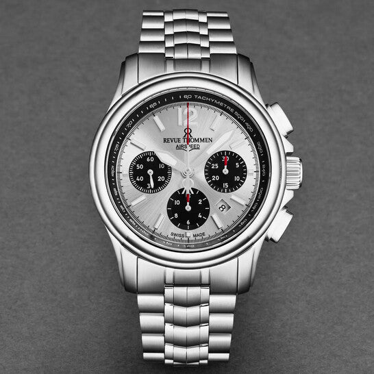 Revue Thommen Air Speed Chrono Men’s Silver Automatic Watch 16041.6432
