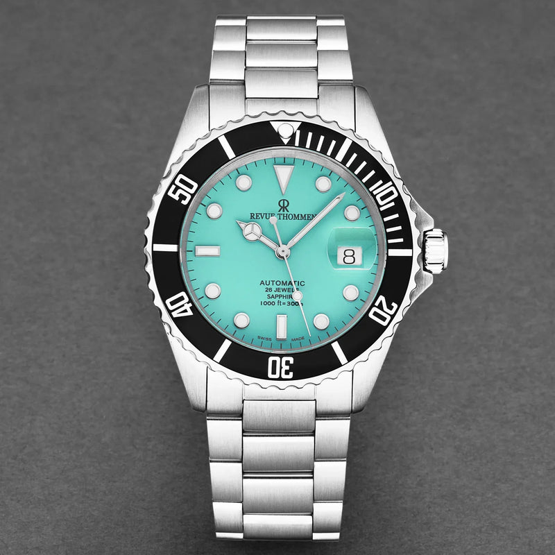 Revue Thommen Diver Men's Green Stainless Steel Automatic Watch 17571.2231