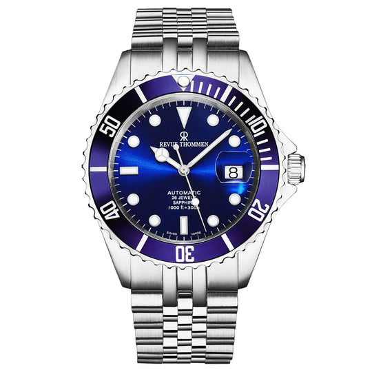 Revue Thommen Diver Men’s Blue Stainless Steel Automatic Watch 17571.2228