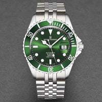 Revue Thommen Men's Diver Stainless Steel 42mm Green Automatic Watch 17571.2229